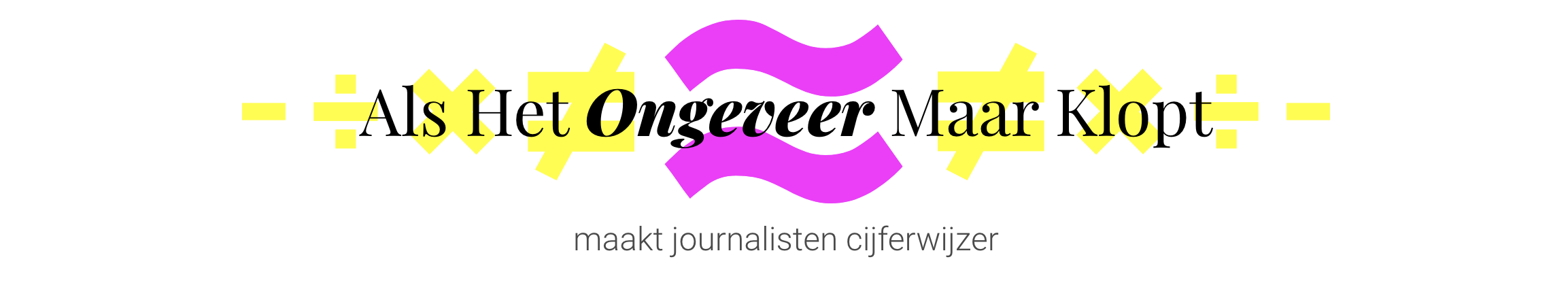 Als Het Ongeveer Maar Klopt -- maakt journalisten cijferwijzer